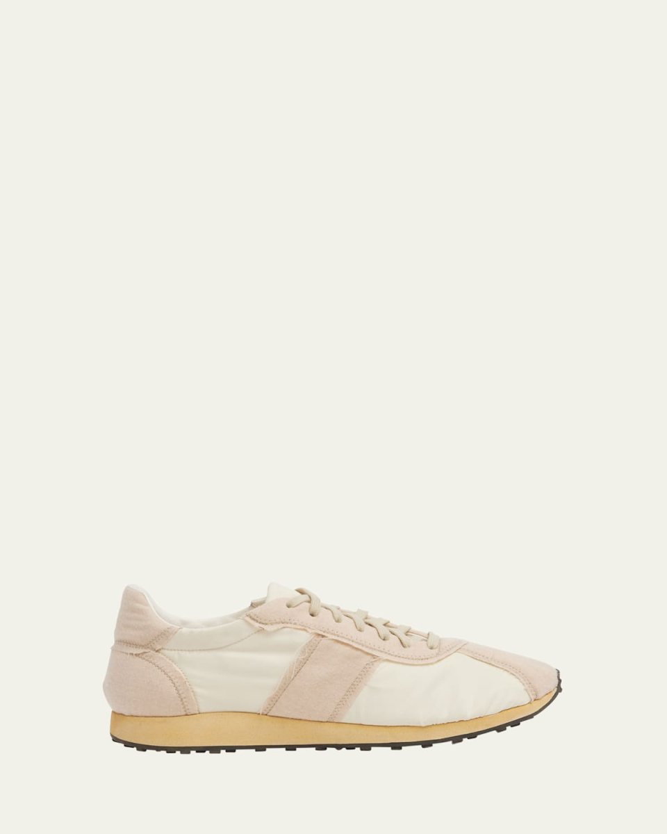 Mica Distressed Lace-Up Sneakers